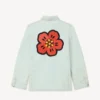 Boke Flower’ Embroidered Workwear Jacket in Japanese Denim Boke Flower’ Embroidered Workwear Jacket in Japanese Denim