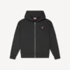 Boke Flower’ Embroidered Zipped Hoodie in Cotton Boke Flower’ Embroidered Zipped Hoodie in Cotton