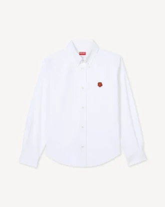 Boke Flower’ Fitted Shirt in Cotton Oxford
