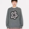 Boke Flower’ Jumper in Cotton Wool Boke Flower’ Jumper in Cotton Wool