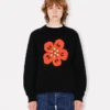 Boke Flower’ Jumper in Cotton Wool Boke Flower’ Jumper in Cotton Wool