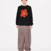 Boke Flower’ Jumper in Cotton Wool Boke Flower’ Jumper in Cotton Wool