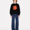 Boke Flower’ Jumper in Cotton Wool Boke Flower’ Jumper in Cotton Wool