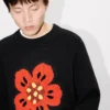 Boke Flower’ Jumper in Cotton Wool Boke Flower’ Jumper in Cotton Wool
