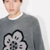 Boke Flower’ Jumper in Cotton Wool Boke Flower’ Jumper in Cotton Wool
