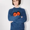 Boke Flower’ Jumper in Cotton Wool Boke Flower’ Jumper in Cotton Wool