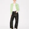Boke Flower’ Knit Cardigan in Cotton and Wool Boke Flower’ Knit Cardigan in Cotton and Wool
