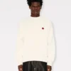 Boke Flower’ Knit Jumper in Cotton Wool