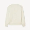 Boke Flower’ Knit Jumper in Cotton Wool