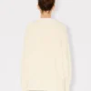Boke Flower’ Loose Knit Cardigan in Cotton and Wool Boke Flower’ Loose Knit Cardigan in Cotton and Wool
