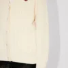 Boke Flower’ Loose Knit Cardigan in Cotton and Wool Boke Flower’ Loose Knit Cardigan in Cotton and Wool