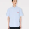 Boke Flower’ Short Sleeve Shirt in Cotton Oxford Boke Flower’ Short Sleeve Shirt in Cotton Oxford