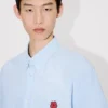 Boke Flower’ Short Sleeve Shirt in Cotton Oxford Boke Flower’ Short Sleeve Shirt in Cotton Oxford