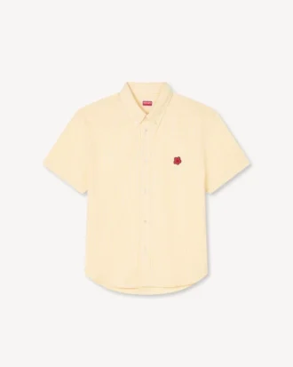 Boke Flower’ Short Sleeve Shirt in Cotton Seersucker Boke Flower’ Short Sleeve Shirt in Cotton Seersucker
