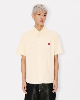 Boke Flower’ Short Sleeve Shirt in Cotton Seersucker Boke Flower’ Short Sleeve Shirt in Cotton Seersucker
