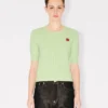 Boke Flower’ Short Sleeve Top in Cotton Wool