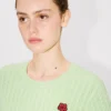 Boke Flower’ Short Sleeve Top in Cotton Wool