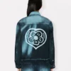 Boke Flower’ Trucker Jacket in Japanese Denim Boke Flower’ Trucker Jacket in Japanese Denim