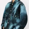 Boke Flower’ Trucker Jacket in Japanese Denim Boke Flower’ Trucker Jacket in Japanese Denim