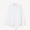 Bow Collar Shirt in Cotton Bow Collar Shirt in Cotton