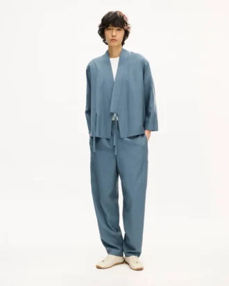 Cargo Jogpants in Viscose and Wool