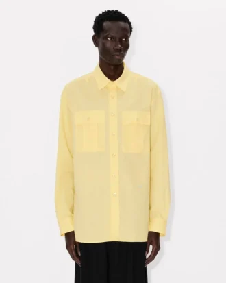 Cargo Overshirt in Cotton Linen Cargo Overshirt in Cotton Linen