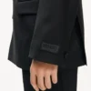 Double Breasted Tailored Kimono Jacket in Virgin Wool Double Breasted Tailored Kimono Jacket in Virgin Wool
