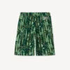 Eden Jungle’ Bermuda Shorts in Textured French Terry