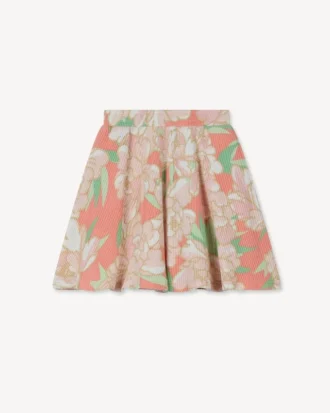 Eden Jungle’ Skater Skirt in French Terry