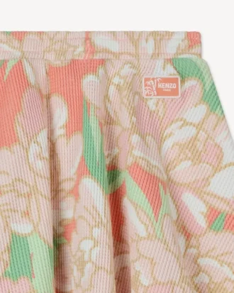 Eden Jungle’ Skater Skirt in French Terry
