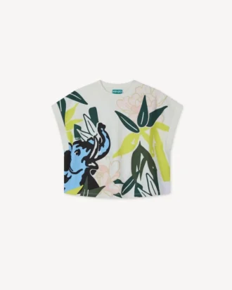 Eden Jungle’ Sleeveless Top in Heavy Cotton