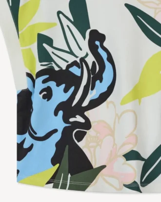 Eden Jungle’ Sleeveless Top in Heavy Cotton