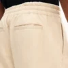 Elasticated Pants in Herringbone Cotton Elasticated Pants in Herringbone Cotton