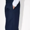 Elasticated Pants in Herringbone Cotton
