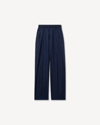 Elasticated Pants in Virgin Wool