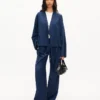Elasticated Pants in Virgin Wool Elasticated Pants in Virgin Wool