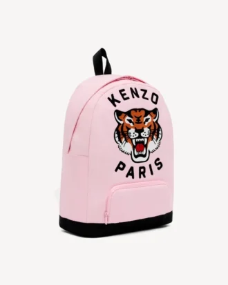 Embroidered Backpack in Canvas