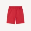 Embroidered Bermuda Shorts in French Terry
