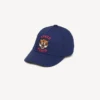 Embroidered Cap in Cotton Twill