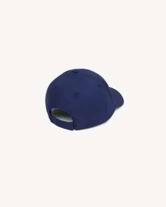 Embroidered Cap in Cotton Twill