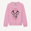 Embroidered Sweatshirt in French Terry