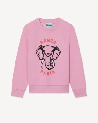 Embroidered Sweatshirt in French Terry
