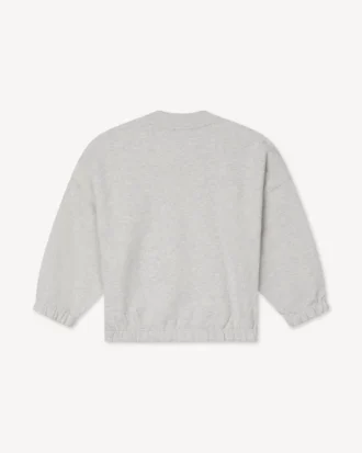 Embroidered Sweatshirt in French Terry