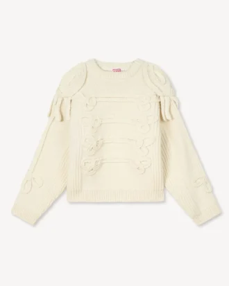 Fisherman Elevated Jumper in Wool Alpaca