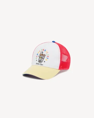 Happy Sweet’ Cap in Cotton and Mesh