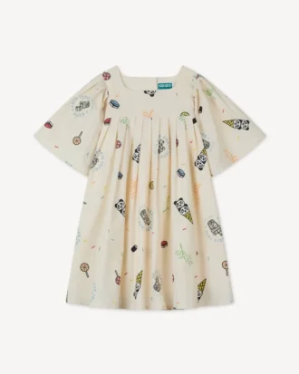 Happy Sweet’ Dress in Cotton Poplin