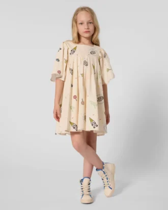 Happy Sweet’ Dress in Cotton Poplin
