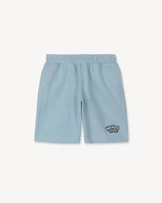 Happy Sweet’ Embroidered Bermuda Shorts in French Terry