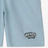 Happy Sweet’ Embroidered Bermuda Shorts in French Terry