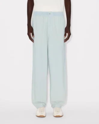 Jogpants in Stone Bleach Chambray